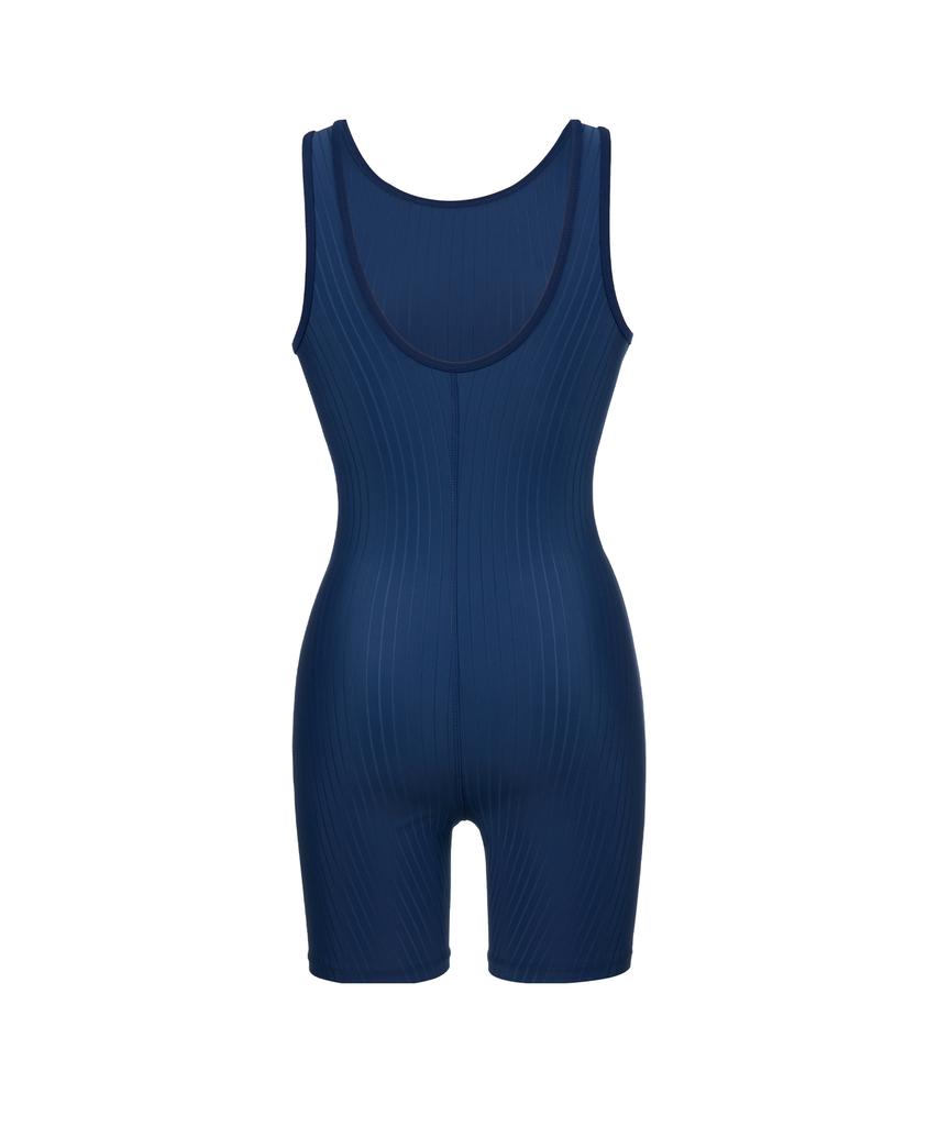 Lenomasuyeongbog Women'S Basic U-Back 2.5-Part Half-Body Swimsuit Navy Rn-Lf2F564-Nv