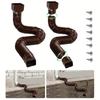 1pc Upgrade Downspout Extender,ABS+PE Folding Telescopic Rainwater Drainage Pipe Connector,Flexible Rain Drain