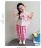 Girls' Sweet Set Summer 2026 New Baby Style Flower Sleeveless Summer Dress Children's Thin Two Piece Set