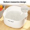Ultrasonic Fruit Cleaner Device with Handle Vegetable Cleaner Electric Food Purifier Vegetables Cleaning Basket for Kitchen