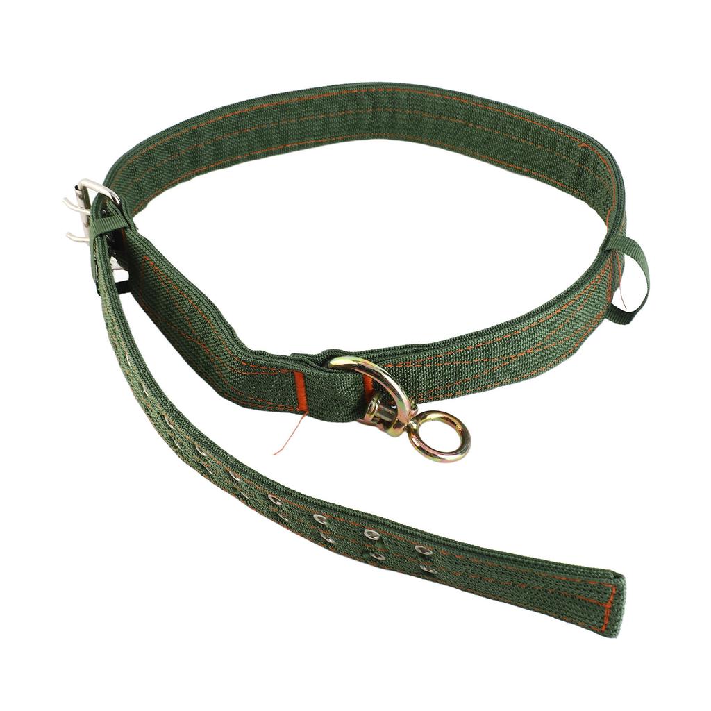 Cow Collar Adjustable 4 Layer Canvas Calf Collar with 2 Rows Metal Buckle for Horse Sheep Cattle