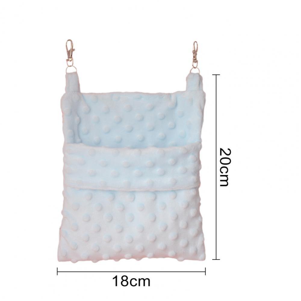 Plush Hamster Hammock Warm Rat Sleeping Bag Soft Small Pet Hammock