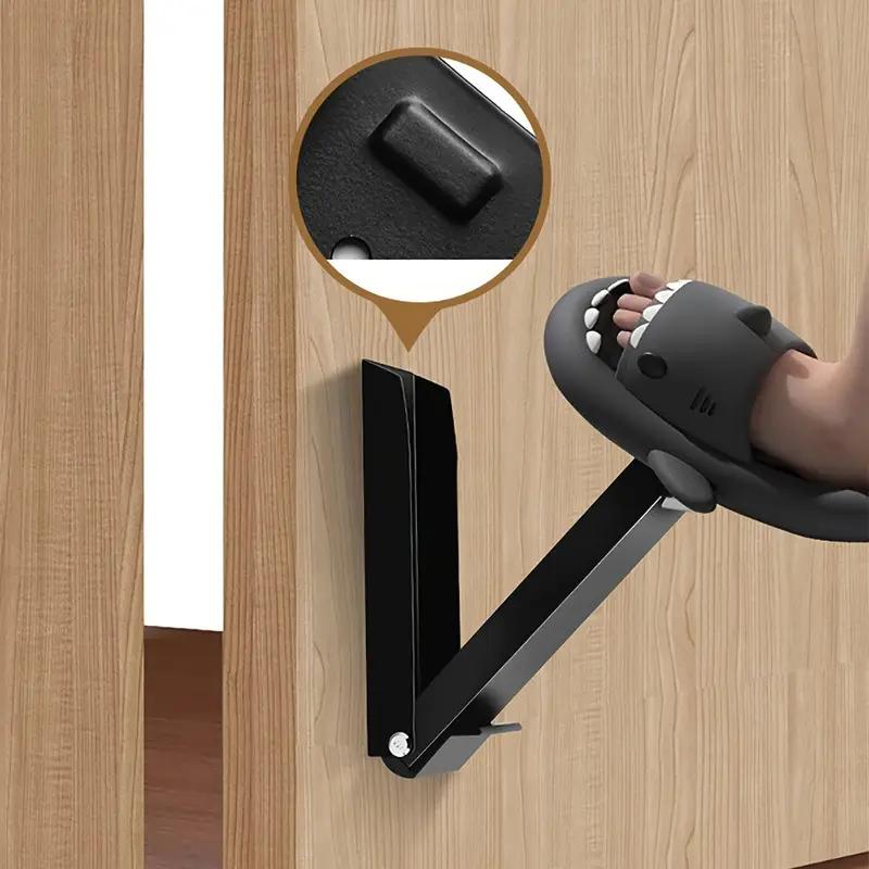 Heavy-duty Folding Door Stopper Door Entrance Windproof Door Gap Stopper Anti-collision Safety Door Blocking Door Top Door Device