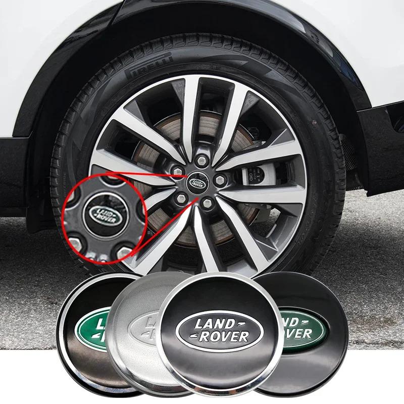 4Pcs 62mm Car Styling Car Wheel Center Hub Cap Covers Badge For Land rover SVR Discovery Velar Evoque Range Rover L322 L405 L551