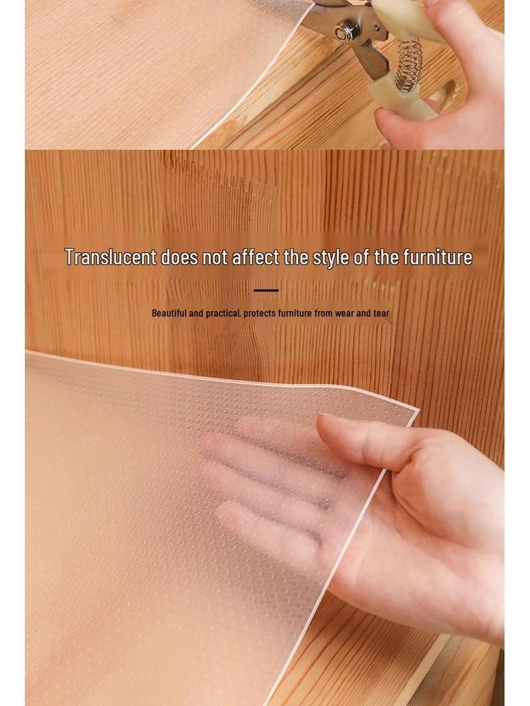 Waterproof Self-Adhesive Drawer and Cabinet Liner - Oilproof, Dustproof, Moisture-Proof Mat for Wardrobes and Kitchens
