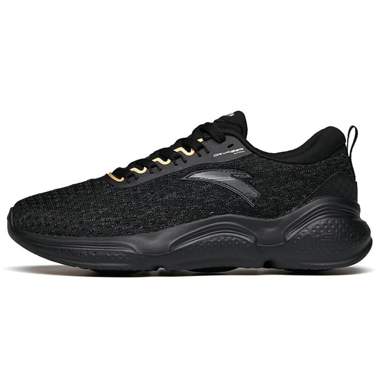 ANTA Running Series Sneakers  Black Yellow  Men s 112145532-2 EU 40.5