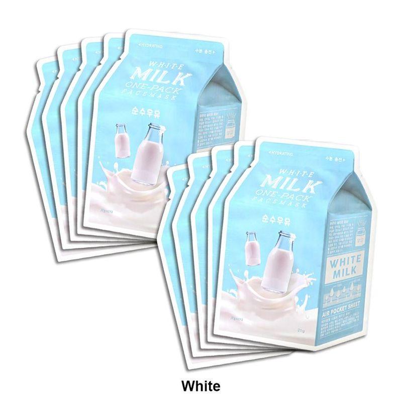 A'PIEU - Milk One Pack Set 10 pcs - 7 Types