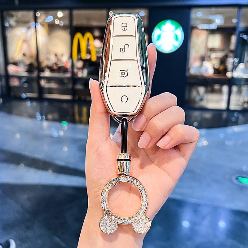 BYD Dolphin and Seal Key Case for Women