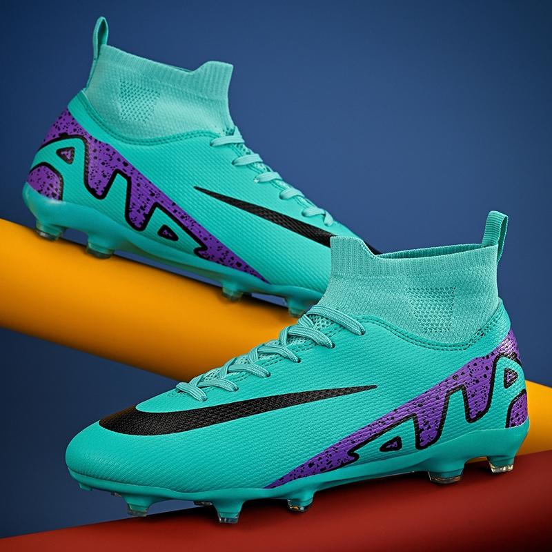 Professional New Men Soccer Shoes Comfortable Boys Sneakers Match Football Boots Ankle Non-Slip TF/FG Sports Shoes Unisex