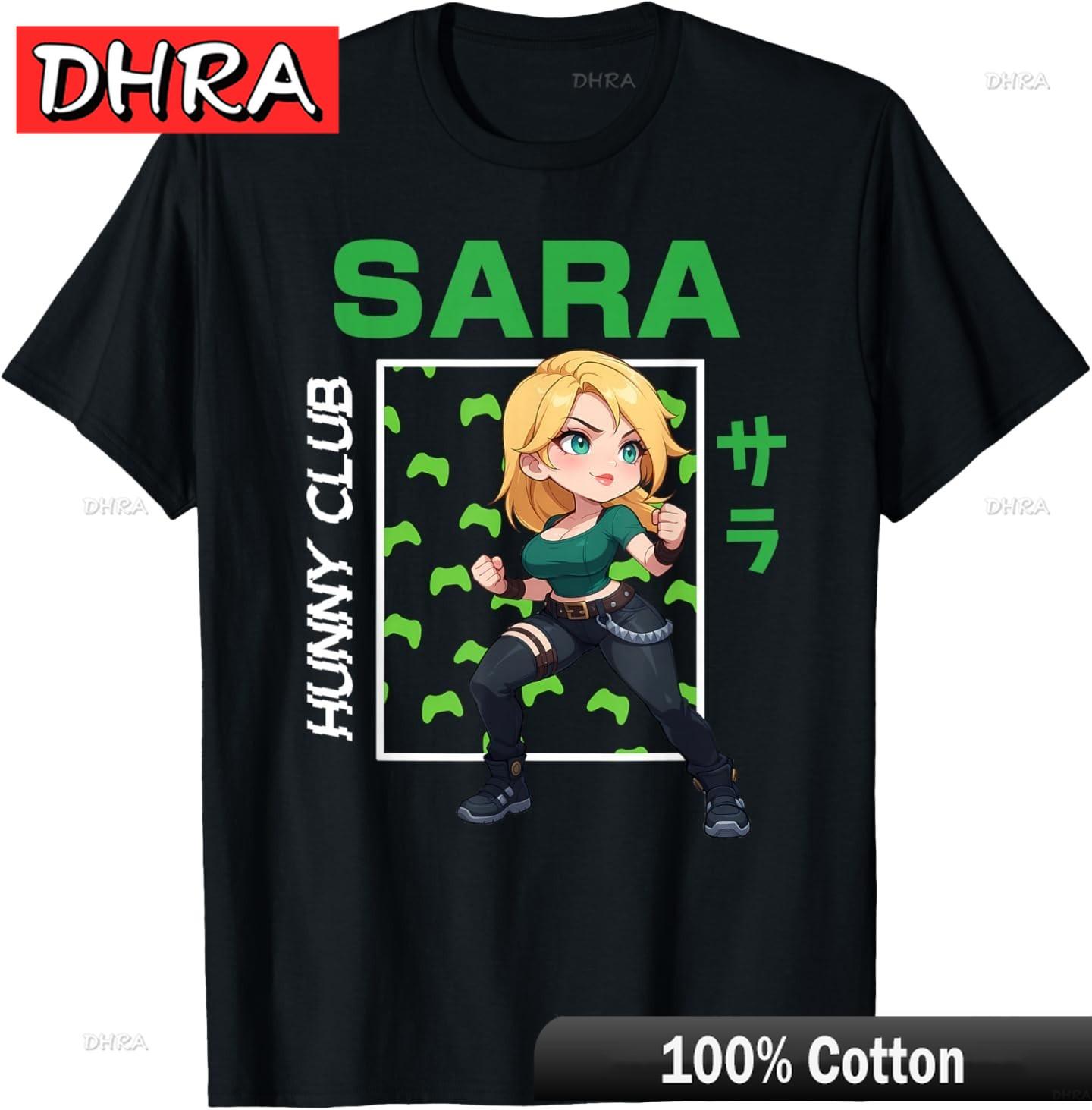 Chibi Sara Cute Anime Kawaii Character Art TShirt Graphic Tshirts Punk Casual Classic Shirts Tees for Weekend Style TShirt S
