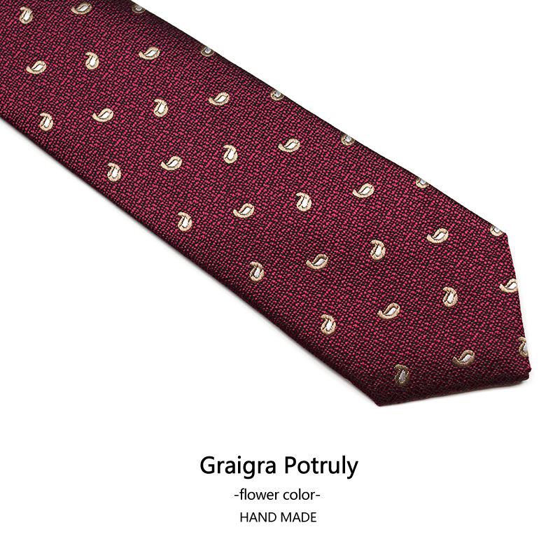 8CM Personalized Printed Hand-Tied Tie