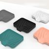 1-Pcs Creative Washing Table Soap Tray Free Punch Drain Rack Silicone Drain Soap Box Kitchen Bathroom Anti-slip Sink Tray New