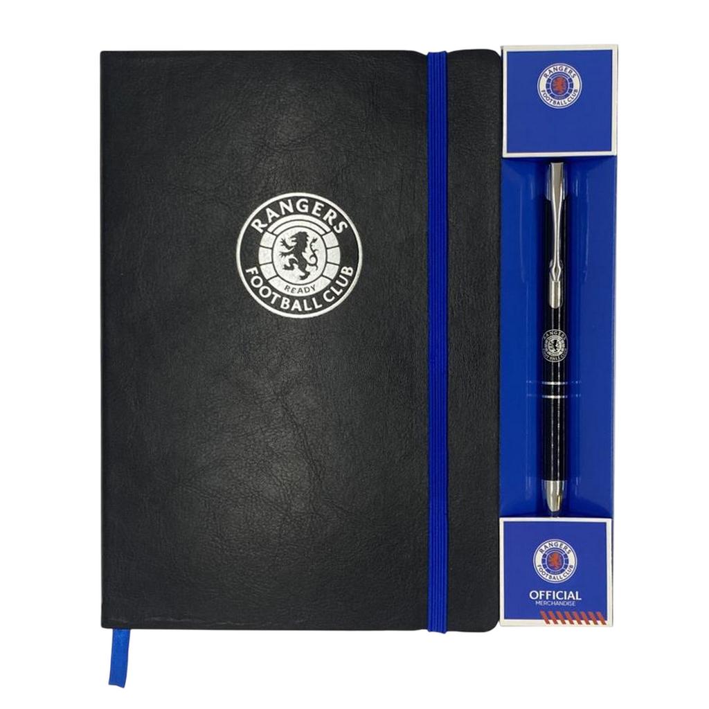 Rangers FC Crest A5 Notebook & Pen