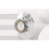 Seiko Prospex Series Solar Sports Canister Dive Watch Solar Quartz Movement Leather Strap Women watches White SUT407P1