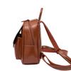 Bag Women's Leather Women's Bag Oil Wax Leather Vintage College Women's Backpack Backpack Trendy Women's Bag