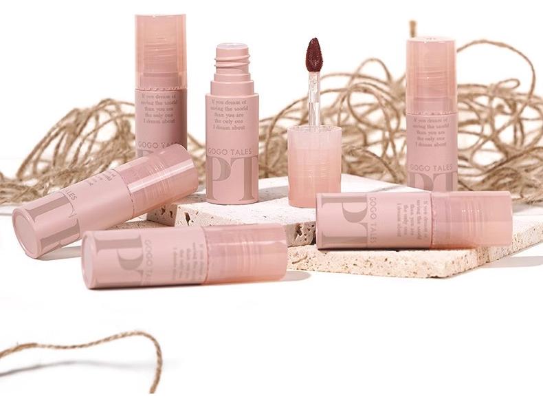 Gogotales Gogo Dance Collection Lip Mud G06 Nude Bean Paste Matte Lip Gloss