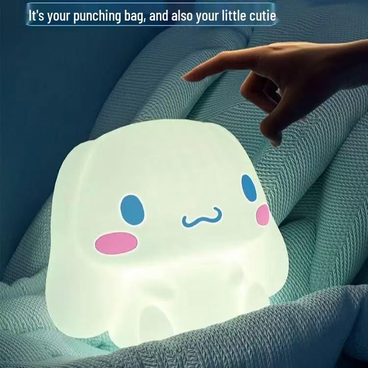 

Hello Kitty & Cinnamoroll Night Light - Silicone Bedside Lamp for Kids