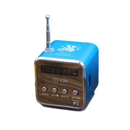 1/2 ks Bluetooth-kompatibilní Mini reproduktor Digitální displej Stabilní připojení Vodotěsný Dobíjecí FM rádio Přehrávač hudby