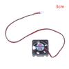 5V/12V/24V Cooling Turbo Fan Brushless 3D Printer Parts 2Pin For Extruder Dc Cooler Blower Part Black Plastic Fans