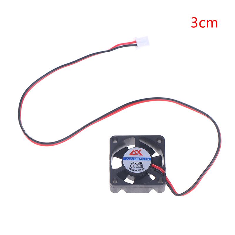 5V/12V/24V Cooling Turbo Fan Brushless 3D Printer Parts 2Pin For Extruder Dc Cooler Blower Part Black Plastic Fans