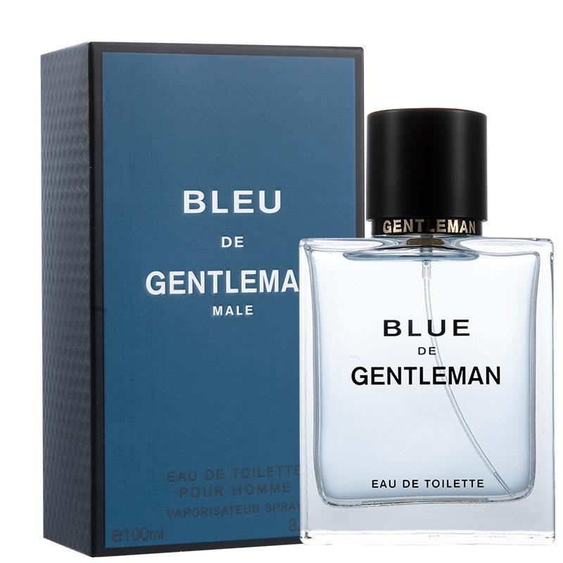 Source Men's Perfume 100ml Wood Fragrance European and American Fragrance Gentleman's Lasting Blue Men's Flavor