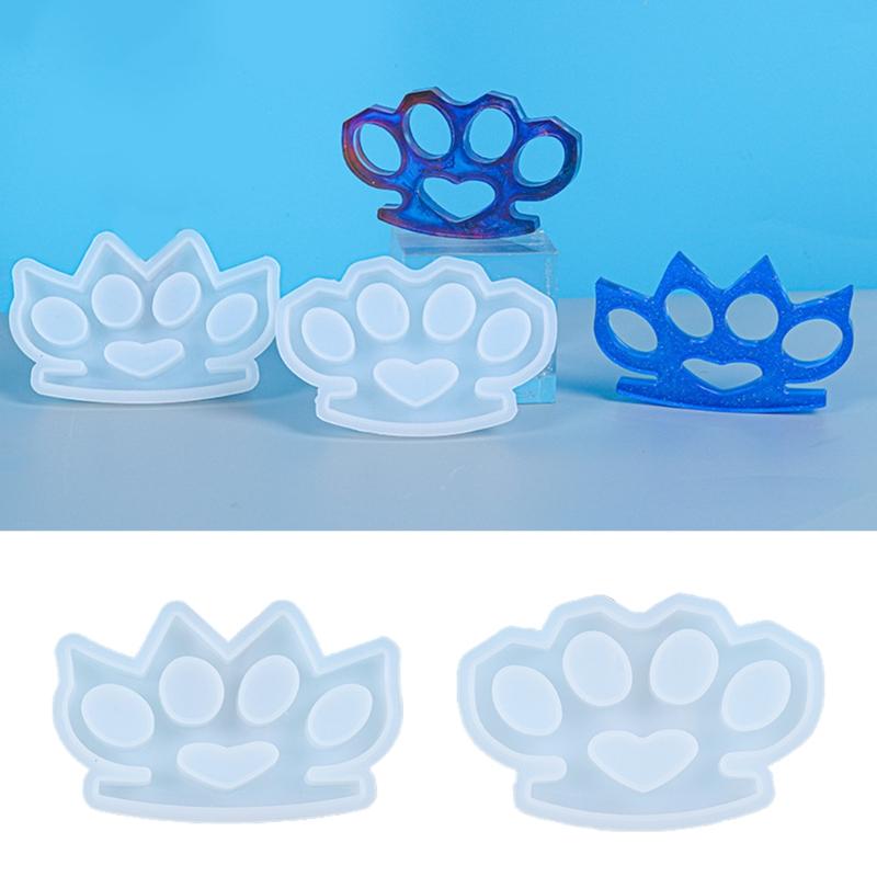 Kristall-Epoxidharz-Form Hand Finger Finger Staubwischer Gieß-Silikonform DIY Bastelarbeiten Schmuck-Gießform