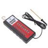 Electric Fence Tester LCD Screen Voltage Meter 10KV Portable Tool with 8pcs Light for Farm