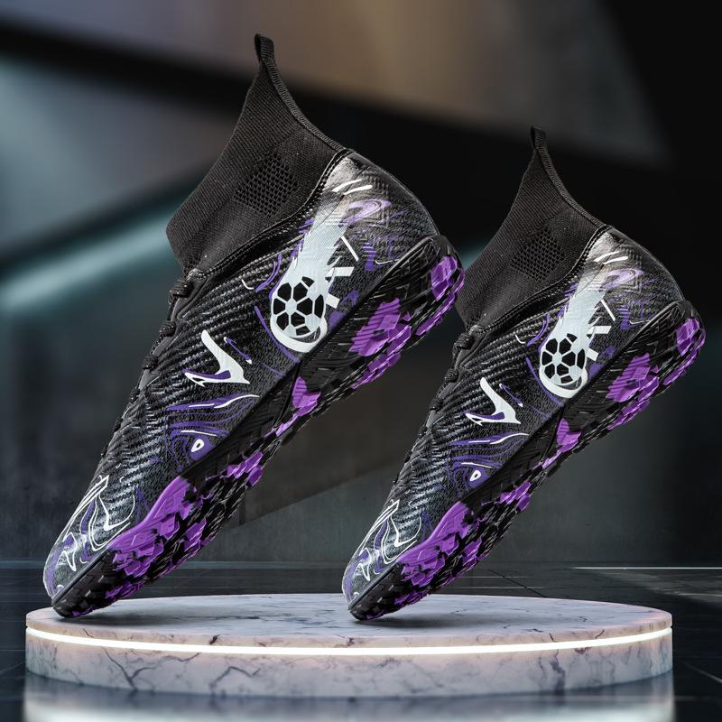 Temu football shoes wholesale adult grass training shoes TF broken nails primary school sports football shoes World Cup