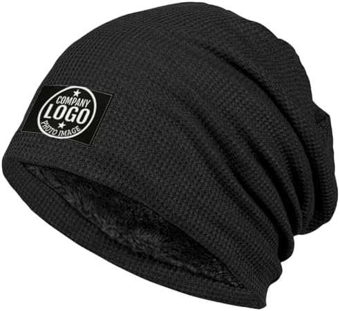 Custom Unisex Beanies with 3D Embroidery Personalized Logo Winter Hats-100% Acrylic Common Fabric
