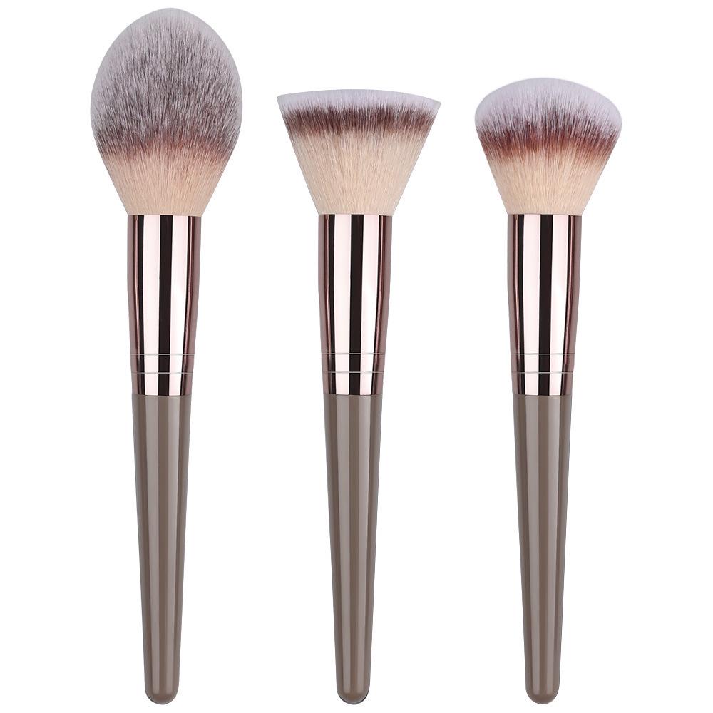Champagner Make-up Pinselset mit Beauty-Schwamm und Waschschüssel