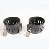 Dual-use Lockable Wrist Slave Handcuffs PU Leather Ankle Cuffs with Padlock BDSM Bondage Adult Flirting Game Sex Toys Roleplay