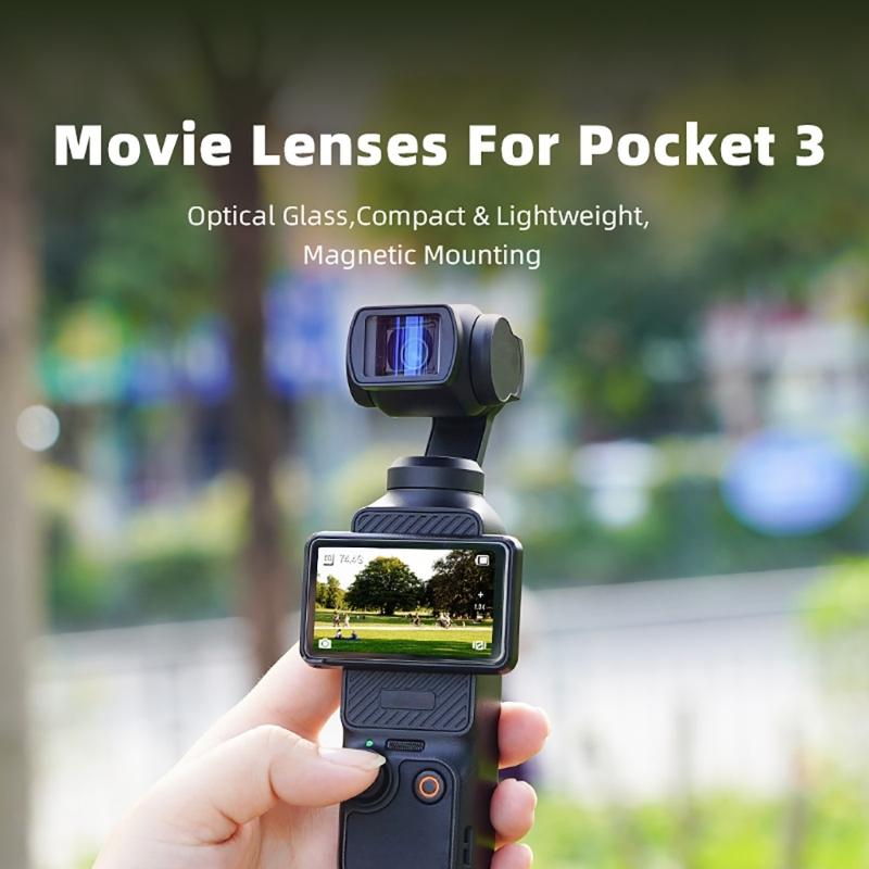 Lens Filter Protections Accessory for Pocket 3 Waterproof Scratch-resist Lens Filter Replacement 1.15X Widescreen Filter