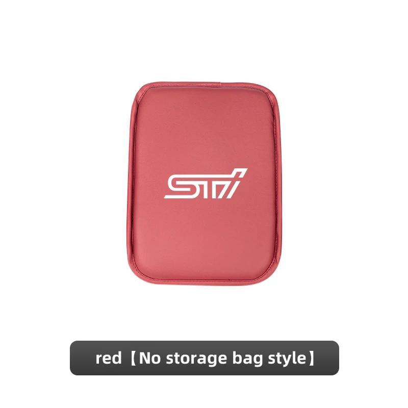 Car Armrest Mat Center Console Leather Protection Cushion For Subaru STI Forester Impreza Legacy Outback XV BRZ WRX Tribeca qq2