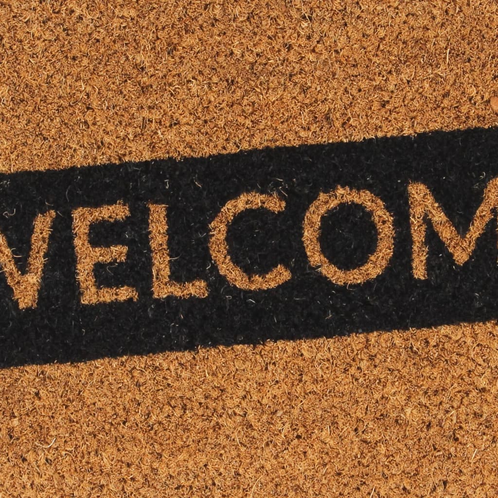 Coconut Fiber Doormat Natural Color 45 X 75 Cm Tufted