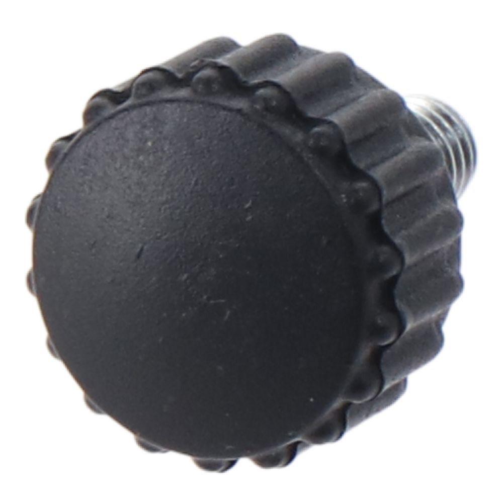 8Pcs Hand bolts Male Knurled Thumb Screws Black Plastic Clamping Knobs M5 Thread Length Screw Furniture