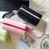 Large Silicone Makeup Bag, Multifunctional Toiletry Pouch with Hand Strap, Travel Organizer for Cosmetics,Electronics,Minimalist