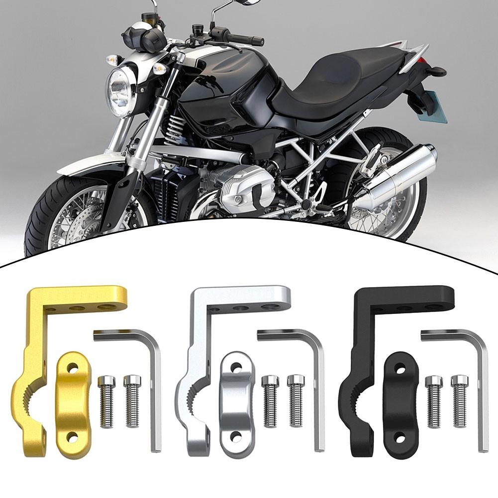 

Motorcycle Rear View Mirror Bracket Mount for 22mm Handlebar Holder Clamp CNC Gold