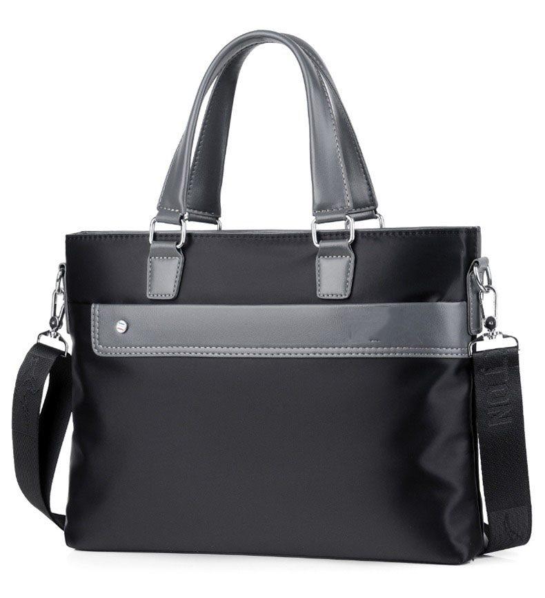 1pcs Men s bag, single shoulder crossbody bag, business casual briefcase, Oxford cloth backpack, horizontal men s handbag