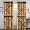 Tenda Parasole con Stampa di Porta in Legno Rurale Vintage per Spazio Camera da Letto Spazio Abitativo Pezzo Decorativo per la Casa Tenda