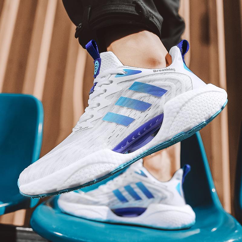 

МОДНАЯ ОБУВЬ, мужские дышащие спортивные кроссовки, спортивные кроссовки для бега, уличные женские теннисные кроссовки для тренажерного зала 39 белый