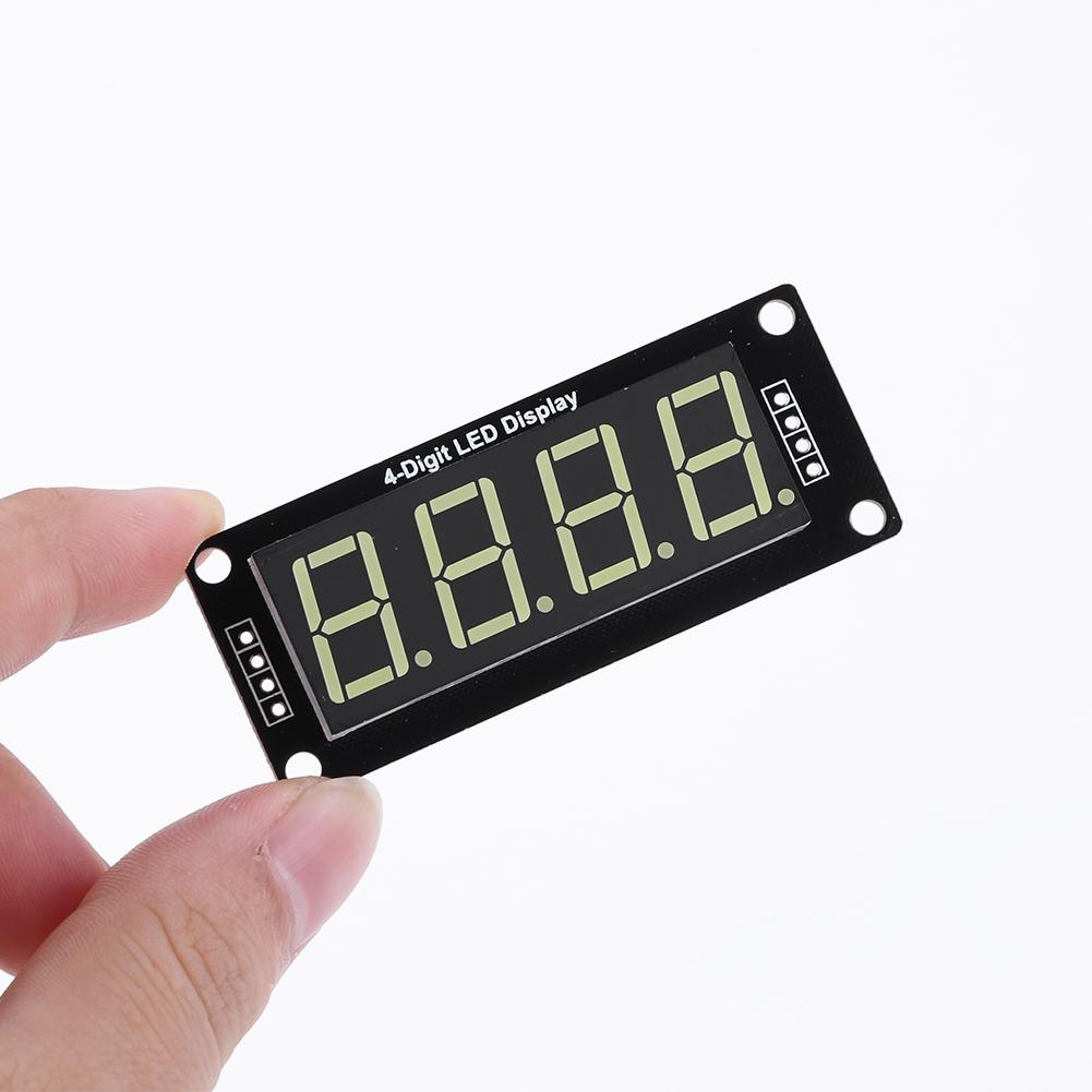 0,56-Zoll-LED-Platine TM1637-Treiber 4-stellig mehrfarbig für Arduino (weiß)