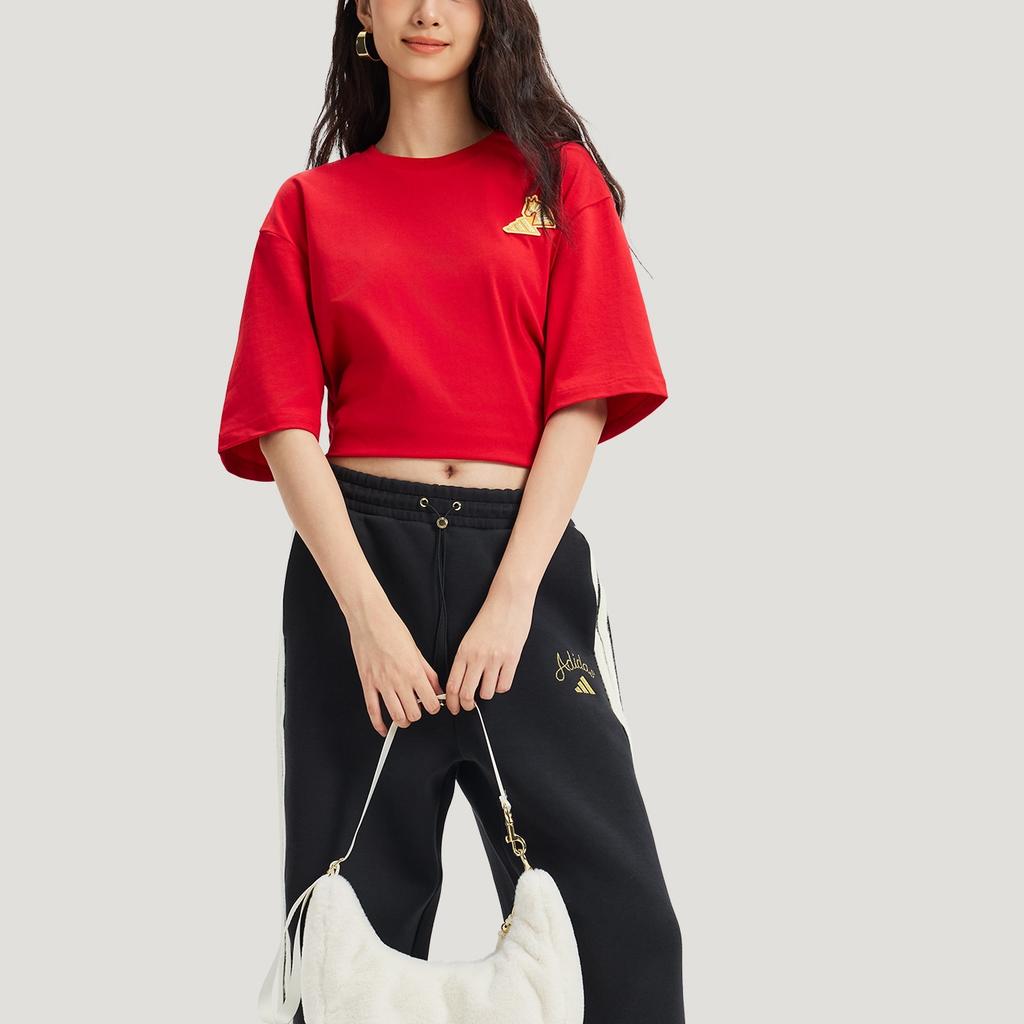 adidas FW25 Year Of The Horse Limited Edition CNY New Year Loose Fit Crew Neck Short Sleeve T-Shirt Unisex T-Shirt KR3078