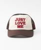 Kimimi Just Love Me Mesh Ball Cap Brown Combination