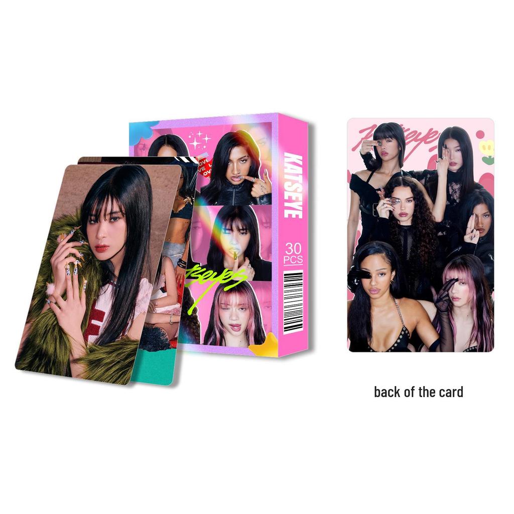 KATSEYE 'Beautiful Chaos' Comeback LOMO Cards - 30 Double-Sided Sheets