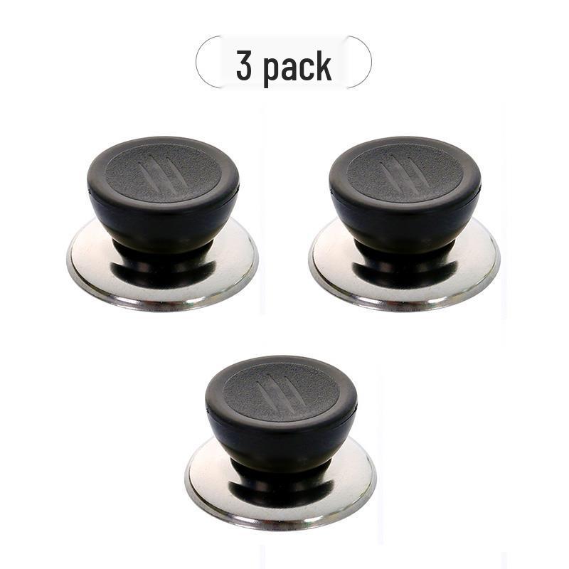 Universeller Verbrühschutz-Topfgriff für Wok oder Dampfgarer - Glas-Deckelknauf & Perlen-Zubehör