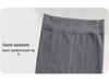 Girls' Brushed Cotton Leggings with Bow & Lace Trim - Autumn/Winter Fleece, Nine-Point Length