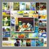 50 Monet Art Creative Stickers for Skateboards, Luggage, Laptops, Cars & Motorcycles