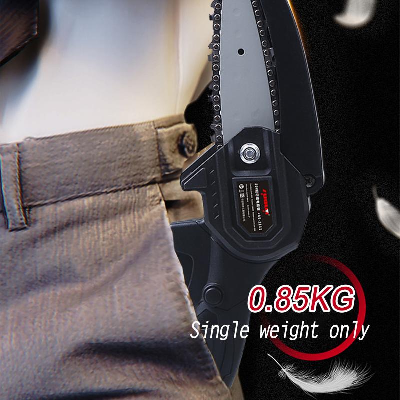 Lithium Ion Logging Saw Brushless Motor Rechargeable Household Handheld Chain Saw High-power Outdoor