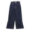 ETRE TOKYO Indigo straight silhouette side slit denim Bottoms S blackUsed
