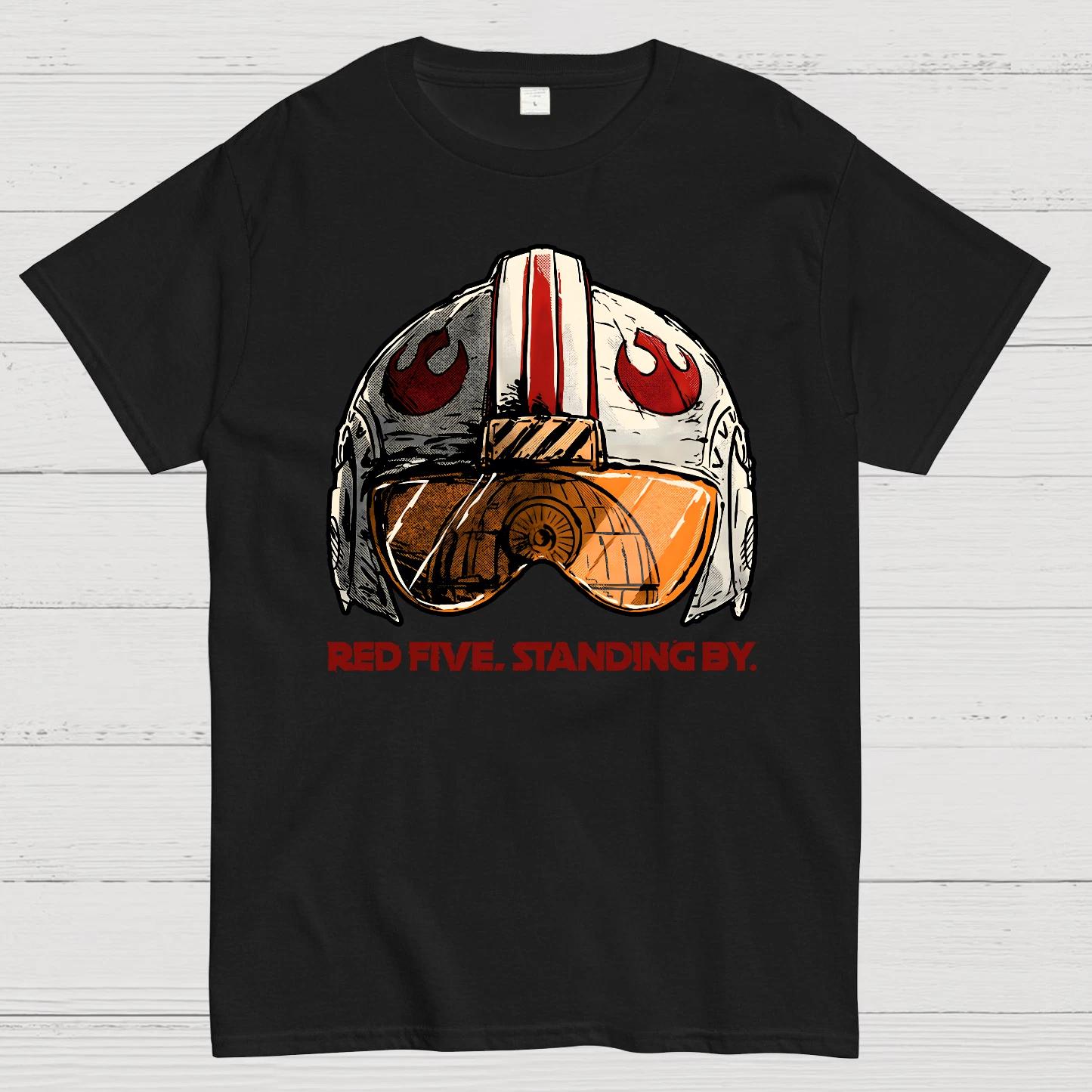 Red Five Standing By T-Shirt Size S-4XL XXL